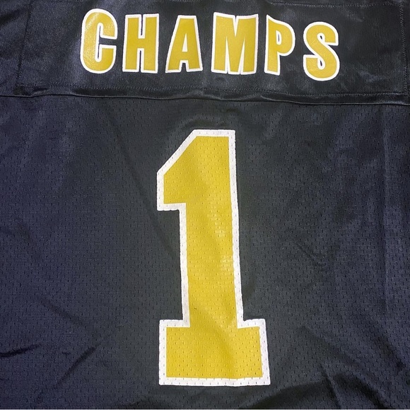 Nike Team NFL 2010 Super Bowl Champions New Orleans Saints Champs No. 1 Jersey - Picture 8 of 10